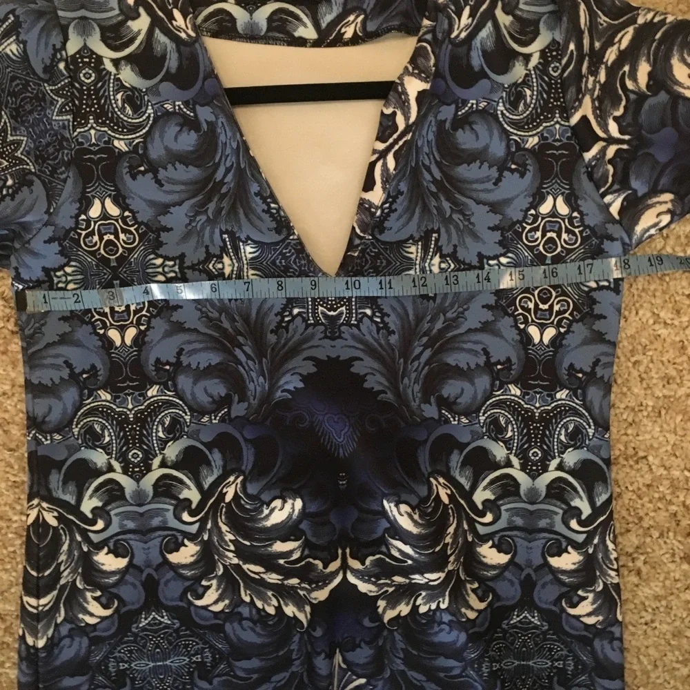 Misguided indigo Porcelain Shift dress